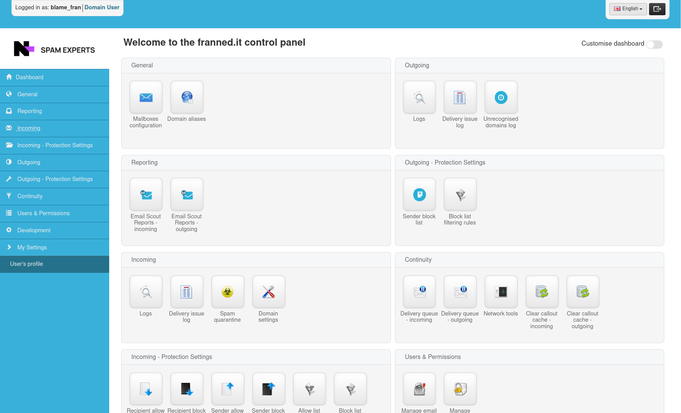 SmarterMail security features