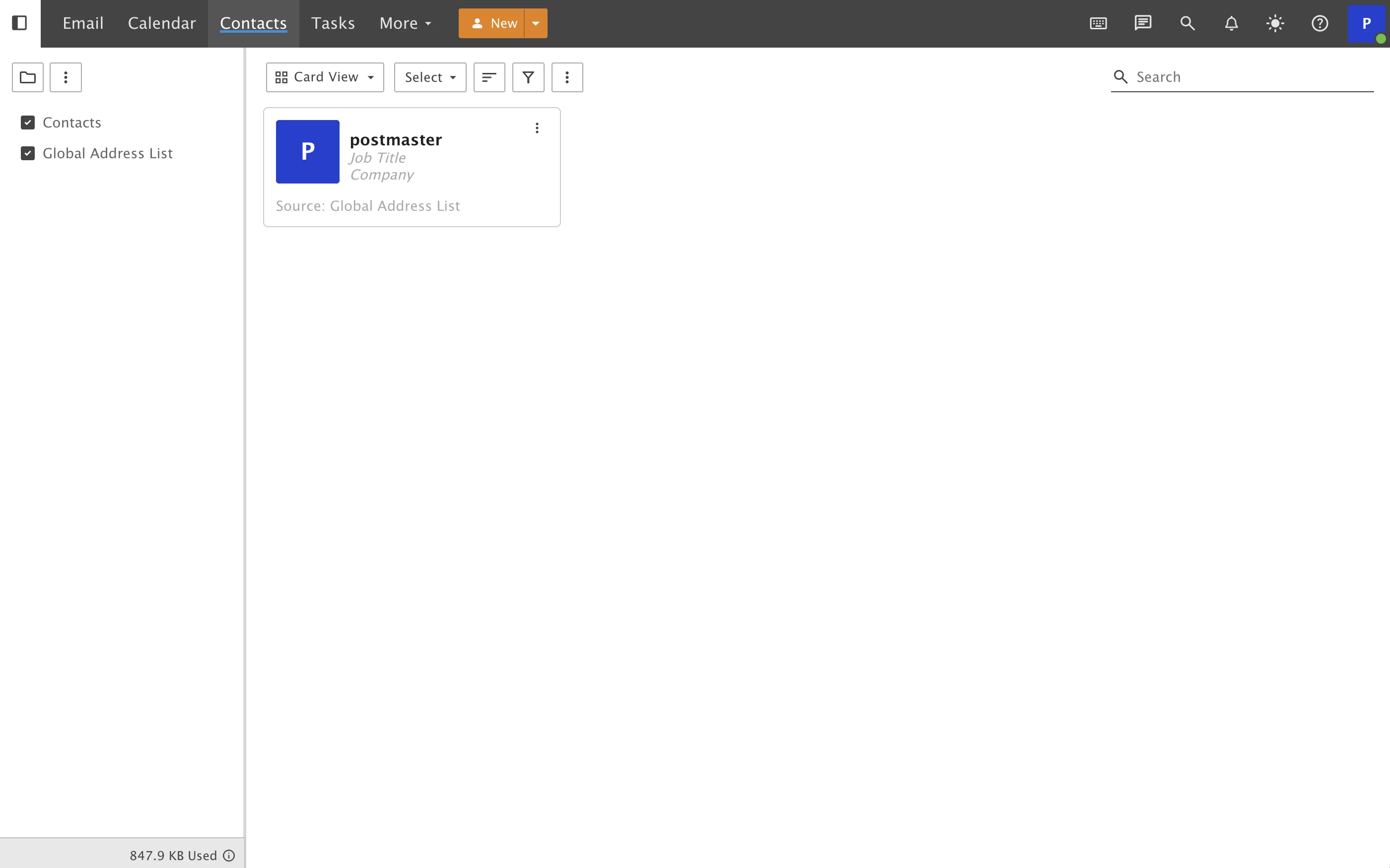 One address book that syncs across every device