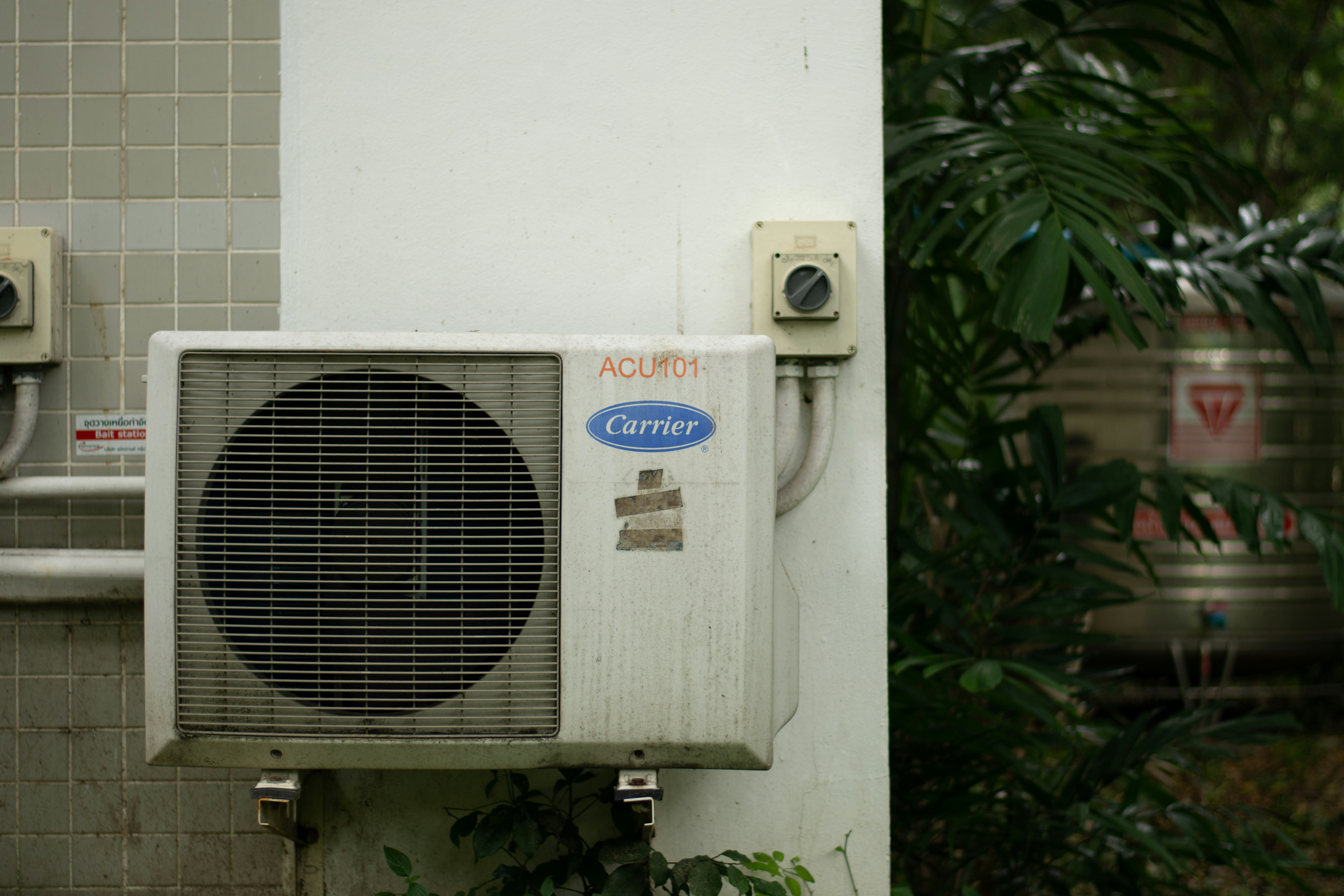 A wall-mounted split air conditioner