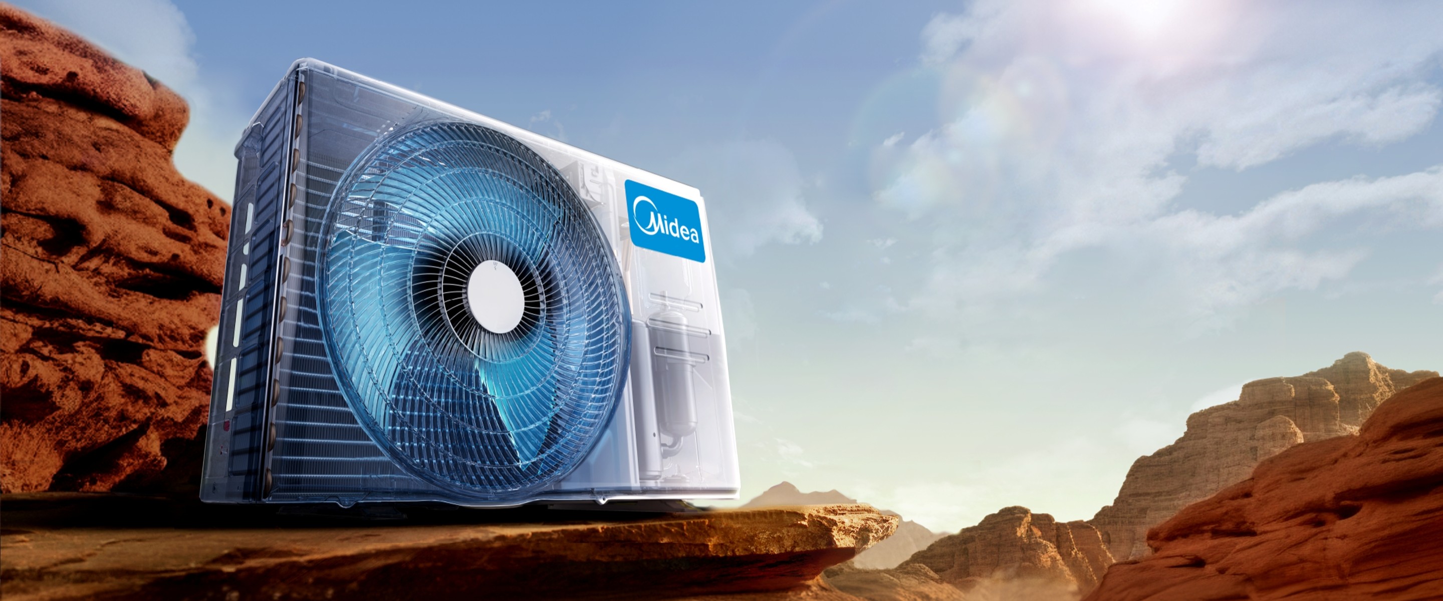 A wall-mounted indoor air conditioning unit